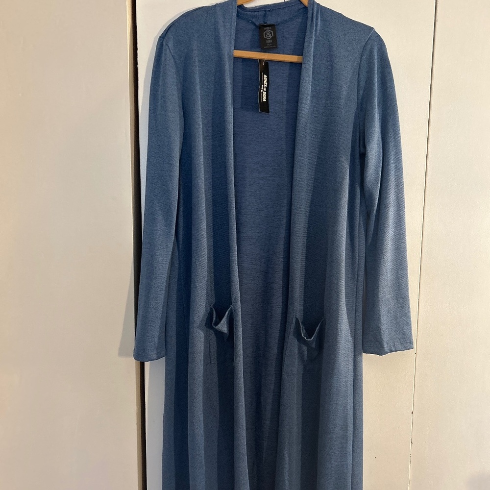 Denim blue duster